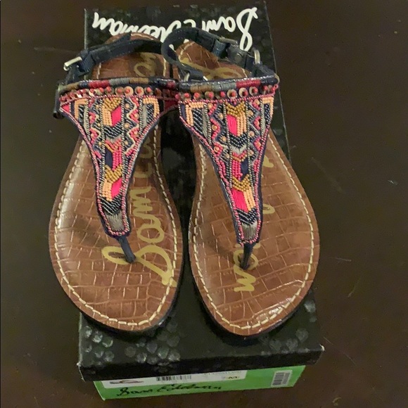 Sam Edelman Shoes - Sam Edelman Greta Navy & Multi Lea